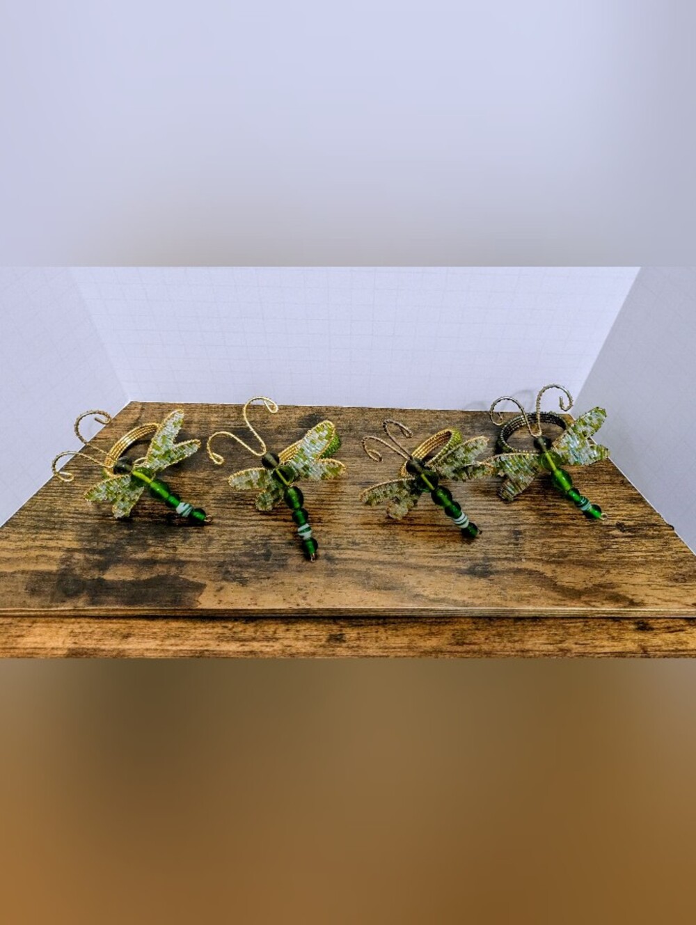 4 Dragonfly Napkin Rings